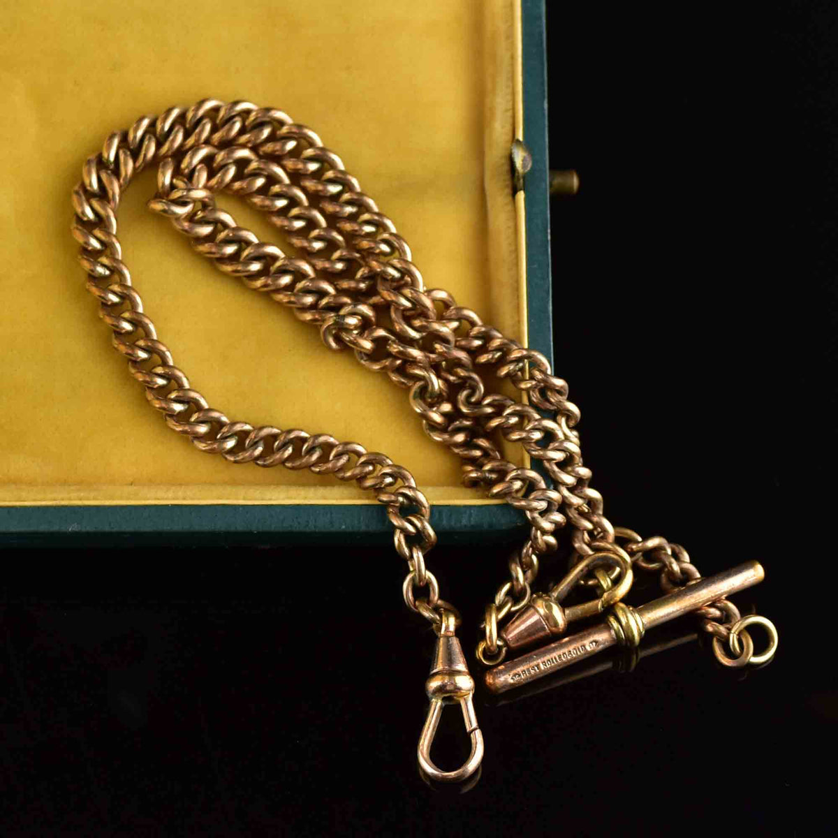 Antique Albert 18K Rolled Gold Pocket Watch Chain – Boylerpf