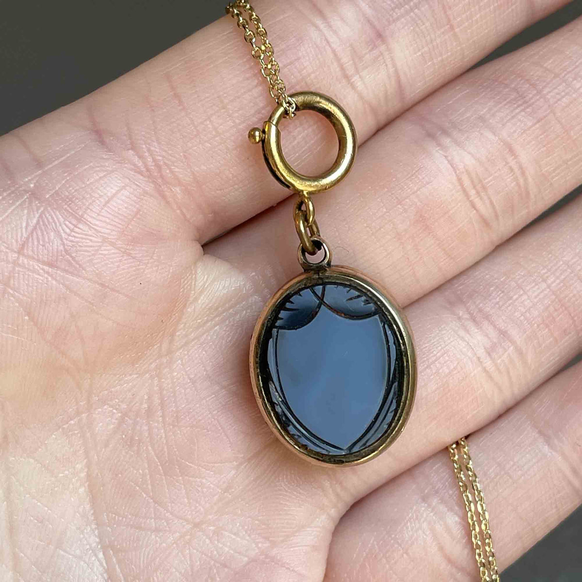 Bloodstone locket deals