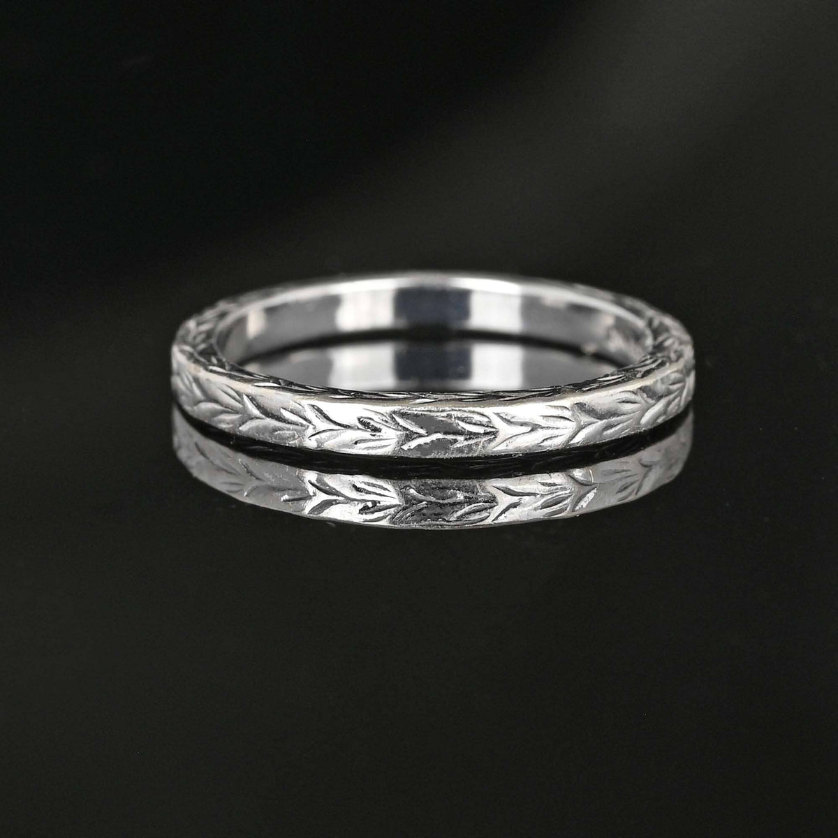 Engagement Ring Na Hoku Jewelry Quality Vintage 14K White Gold Na