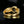 Load image into Gallery viewer, Vintage 14K Gold Wide Band Ammolite Ring - Boylerpf
