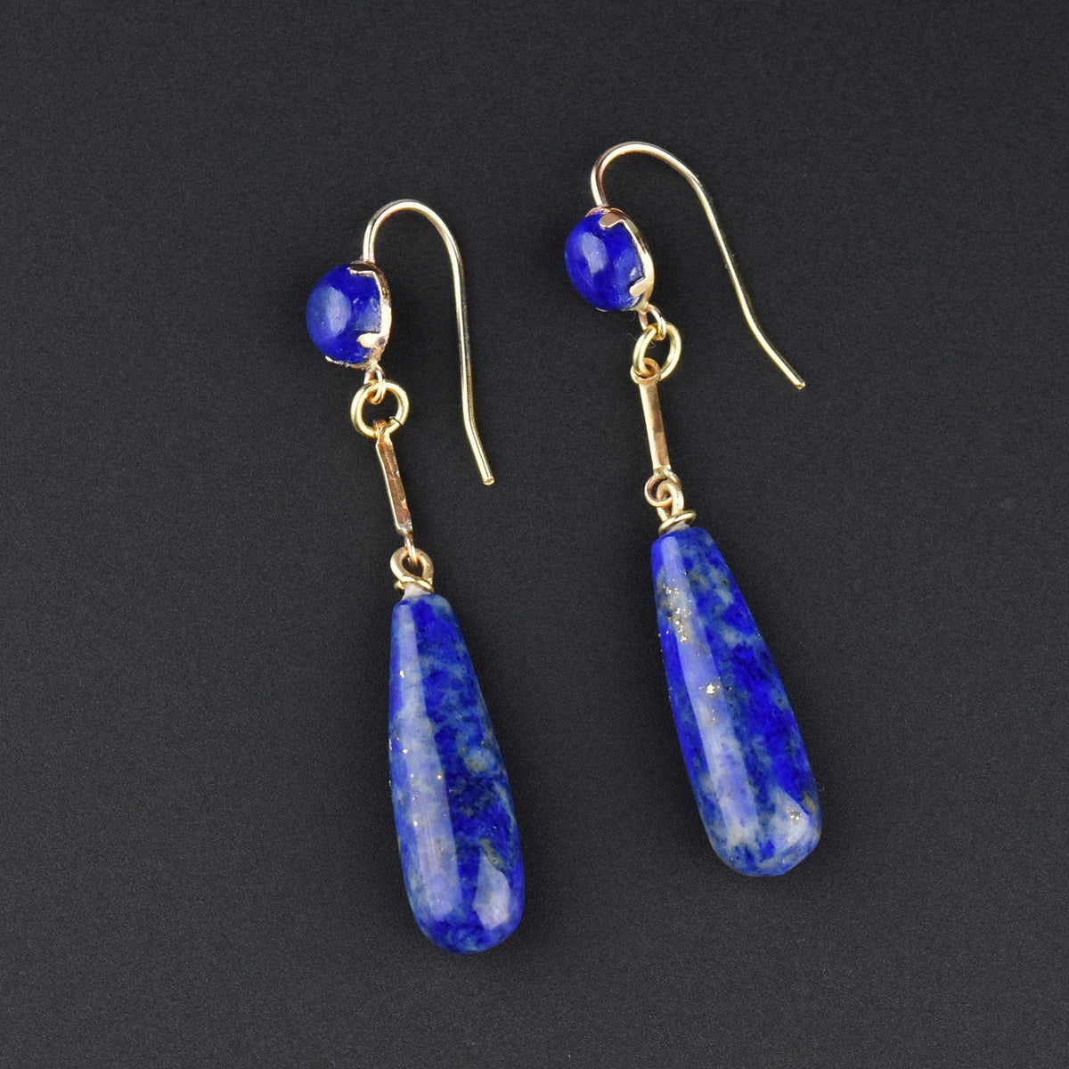 商品の通販サイト NOVICA Lapis Lazuli Teardrop .925 Sterling Silver Dangle Earrings  ´Roy