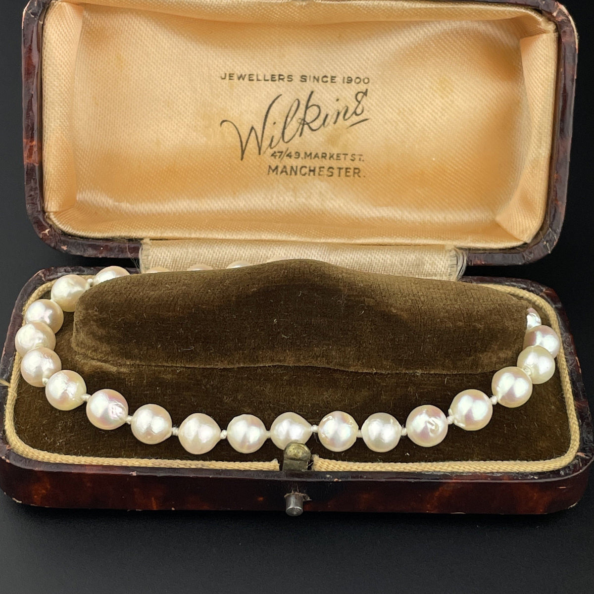 Vintage 14K Gold Cultured Pearl Single Strand Bracelet – Boylerpf