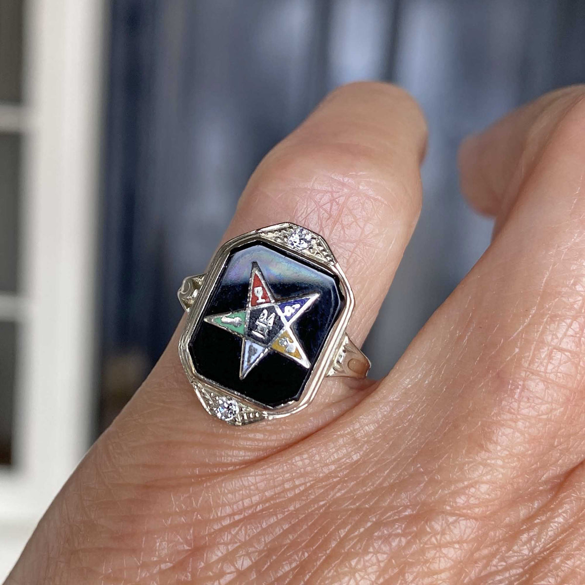 Eastern star rings hot sale for sale