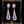 Load image into Gallery viewer, Vintage Sterling Silver Amethyst Lapis Lazuli Earrings - Boylerpf
