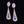 Load image into Gallery viewer, Vintage Sterling Silver Amethyst Lapis Lazuli Earrings - Boylerpf
