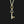 Load image into Gallery viewer, Vintage 14K Gold M Initial Skeleton Key Pendant Necklace - Boylerpf
