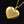 Load image into Gallery viewer, 14K Gold Diamond Cut Satin Heart Pendant Necklace
