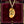 Load image into Gallery viewer, Vintage 9K Gold Dendritic Honey Opal Lucky Bean Necklace
