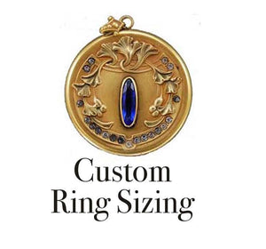 Custom Ring Sizing of Ruby Carre Diamond Heart Ring - Boylerpf