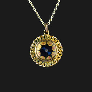 Antique Victorian Compass Fob Pendant Necklace - Boylerpf