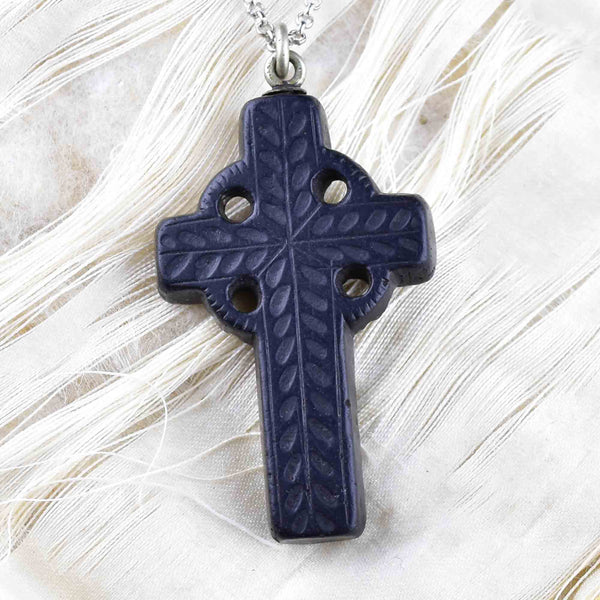 Celtic Wooden Cross Necklace - Cross Woodshop Creations