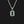Load image into Gallery viewer, Vintage Sterling Silver Emerald Diamond Halo Pendant Necklace - Boylerpf
