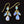 Load image into Gallery viewer, Vintage Art Deco Style Ethiopian Jelly Opal Leaf Drop Earrings - Boylerpf
