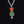 Load image into Gallery viewer, Antique Silver Bloodstone Jasper Thistle Charm Necklace - Boylerpf
