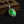 Load image into Gallery viewer, Vintage Green Enamel Emerald Floral Sterling Silver Necklace
