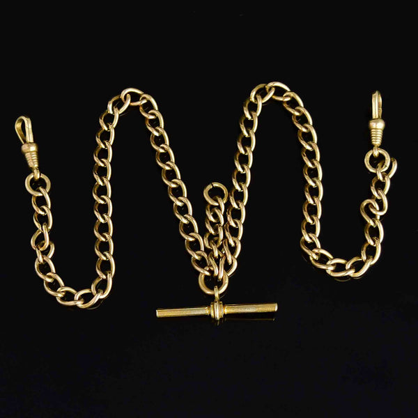 Antique Thomas Hopwood Double Albert Watch Chain Necklace - Boylerpf