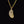 Load image into Gallery viewer, 9K Gold Rutilated Quartz Lucky Bean Charm Necklace - Boylerpf
