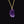 Load image into Gallery viewer, Vintage Amethyst 9K Gold Lucky Bean Pendant Necklace
