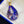 Load image into Gallery viewer, Vintage 9K Gold Blue Murano Glass Necklace
