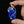 Load image into Gallery viewer, Arts &amp; Crafts Sterling Silver Lapis Lazuli Forget Me Not Necklace
