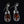 Load image into Gallery viewer, Arts and Crafts Style Silver Baltic Amber Cabochon Drop Earrings - Boylerpf
