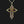 Load image into Gallery viewer, Vintage Gold Vermeil Garnet Cross Pendant Necklace - Boylerpf
