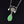 Load image into Gallery viewer, Antique Arts &amp; Crafts Chrysoprase Pearl Drop Pendant Necklace - Boylerpf
