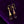 Load image into Gallery viewer, Antique Edwardian Gold Pear Cut Amethyst Drop Earrings - Boylerpf
