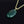 Load image into Gallery viewer, Vintage 9K Gold Moss Agate Lucky Bean Necklace
