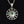 Load image into Gallery viewer, Vintage Emerald Sterling Silver Sun Pendant Necklace
