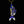 Load image into Gallery viewer, Vintage Large Articulated Blue Enamel Koi Fish Pendant Necklace - Boylerpf
