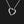 Load image into Gallery viewer, 10K White Gold Diamond Heart Slider Pendant Necklace - Boylerpf

