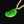 Load image into Gallery viewer, Vintage Natural Emerald 9K Gold Lucky Bean Necklace
