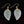 Load image into Gallery viewer, 14K Gold Moss in Snow Jade Carved Leaf Drop Earrings - Boylerpf
