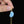 Load image into Gallery viewer, Vintage Blue Chalcedony Lucky Bean Charm in 9K Gold - Boylerpf
