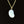 Load image into Gallery viewer, Vintage Opaline Glass 9K Gold Lucky Bean Charm Pendant Necklace - Boylerpf
