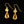 Load image into Gallery viewer, Gold Citrine Teardrop Dangle Earrings - Boylerpf
