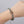 Load image into Gallery viewer, Vintage Moss Agate Marcasite Sterling Silver Bow Link Bracelet - Boylerpf
