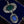 Load image into Gallery viewer, Bernard Instone Arts and Crafts Blue Green Chrysoprase Forget Me Not Necklace - Boylerpf
