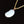 Load image into Gallery viewer, Vintage Opaline Glass 9K Gold Lucky Bean Charm Pendant Necklace - Boylerpf
