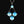 Load image into Gallery viewer, Antique Art Nouveau Sterling Silver Blue Enamel Necklace
