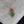 Load image into Gallery viewer, Antique Silver Bloodstone Jasper Thistle Charm Necklace - Boylerpf
