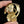 Load image into Gallery viewer, Antique Victorian Gold Gilt Silver Leaf Brooch, 1885 Swedish
