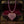 Load image into Gallery viewer, Rhodolite Garnet Heart Pendant Necklace 10K Gold Vermeil
