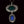 Load image into Gallery viewer, Bernard Instone Arts and Crafts Blue Green Chrysoprase Forget Me Not Necklace - Boylerpf
