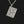 Load image into Gallery viewer, Antique Silver Stamp Holder Fob Pendant Necklace - Boylerpf

