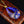 Load image into Gallery viewer, Vintage 9K Gold Blue Murano Glass Necklace
