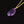 Load image into Gallery viewer, Vintage Amethyst 9K Gold Lucky Bean Pendant Necklace
