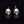 Load image into Gallery viewer, Vintage Sterling Silver Skull Stud Earrings
