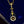 Load image into Gallery viewer, Antique Gold Diamond Seed Pearl Target Lavaliere Necklace - Boylerpf
